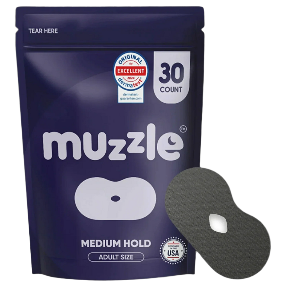 Muzzle Mouth Tape for Adults Medium Hold Sleep Strips