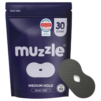 Muzzle Mouth Tape for Adults Medium Hold Sleep Strips