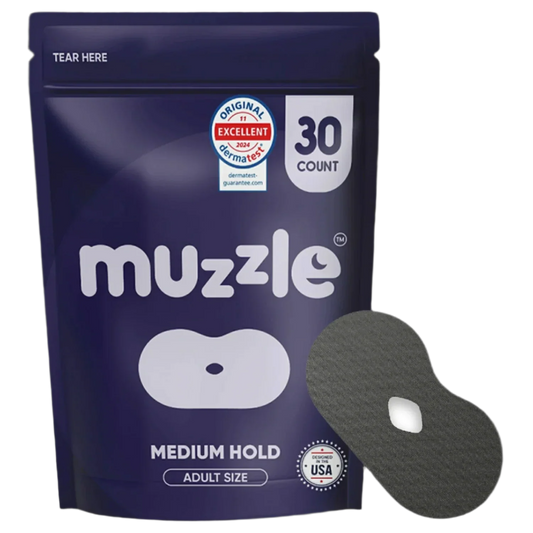 Muzzle Mouth Tape for Adults Medium Hold Sleep Strips