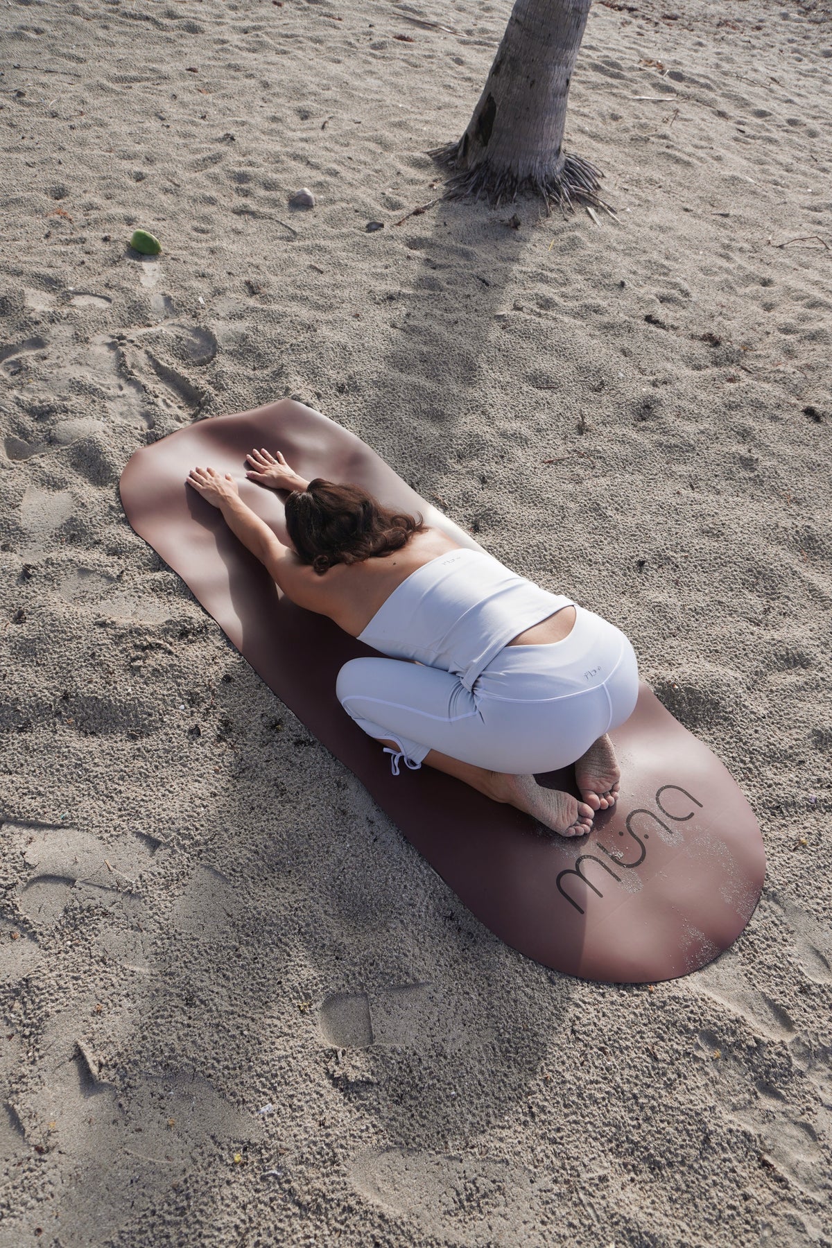 Oval Yoga Mat Non Slip Comfortable Fitness Exercise Mat