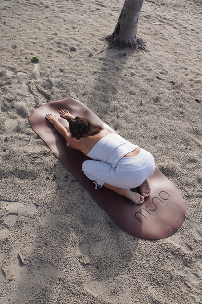Oval Yoga Mat Non Slip Comfortable Fitness Exercise Mat