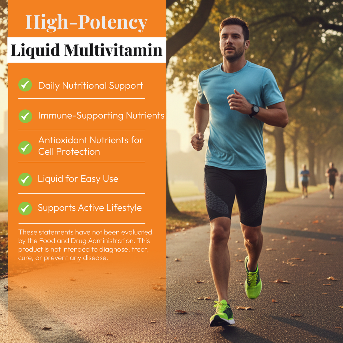 VM100 Liquid Multivitamin Multimineral 100+ Nutrient Daily Supplement 32oz