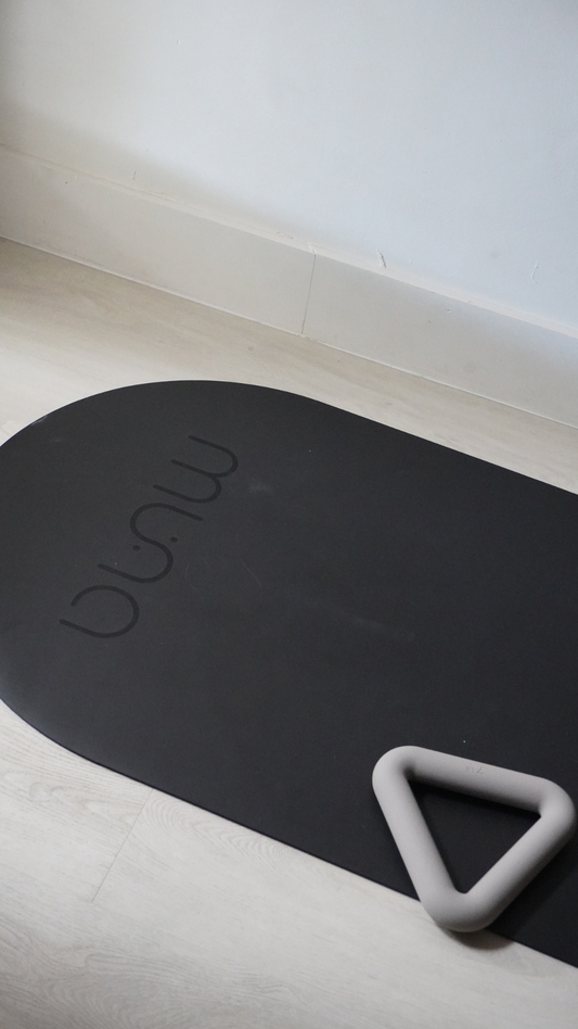 Oval Yoga Mat Non Slip Comfortable Fitness Exercise Mat