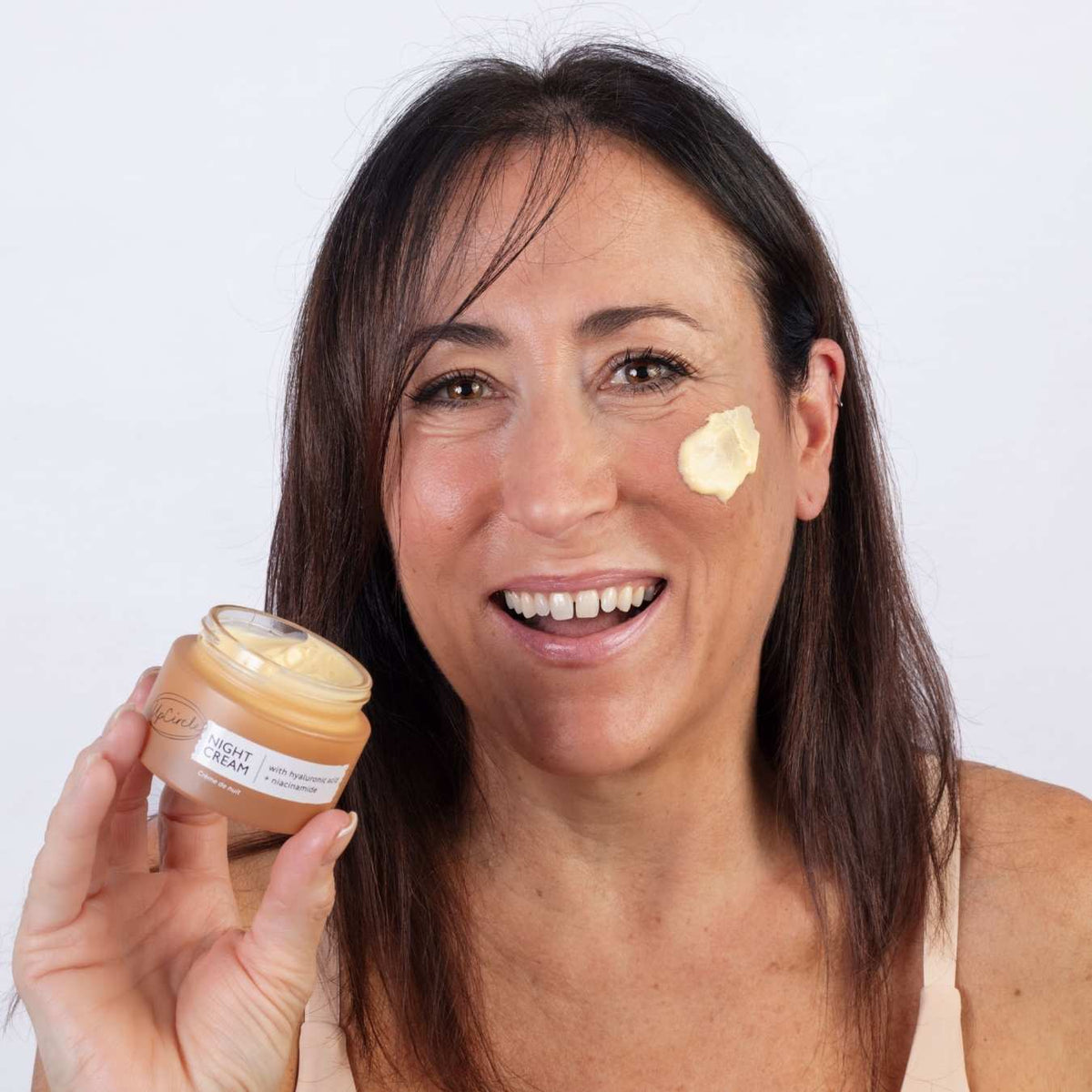 Night Cream with Hyaluronic Acid Niacinamide Hydrating Facial Moisturizer