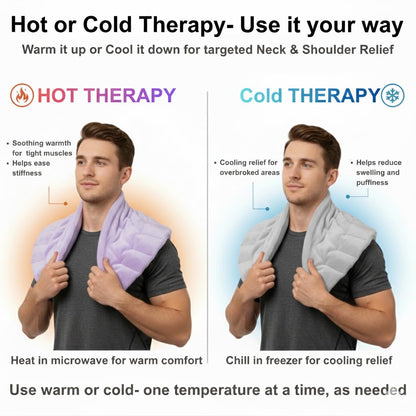 Soothing Herbal Neck & Shoulder Wrap – Hot/Cold Aromatherapy