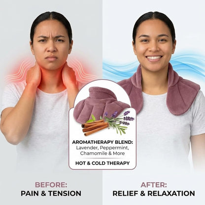Soothing Herbal Neck & Shoulder Wrap – Hot/Cold Aromatherapy