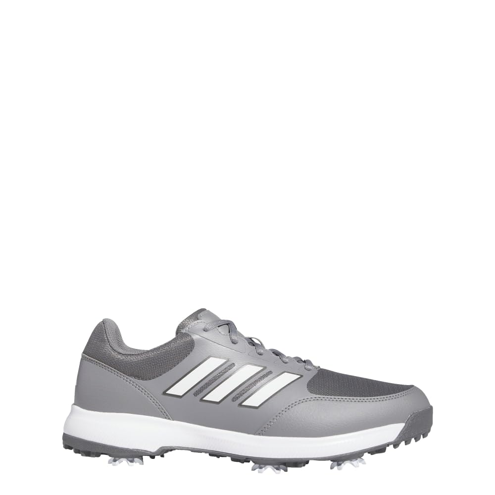 adidas Mens Tech Response 3.0 Golf Shoes Grey Four/Footwear White/Grey Three 8.5 Wide