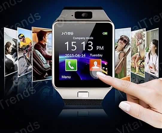 Bluetooth Smartwatch with Camera Pedometer