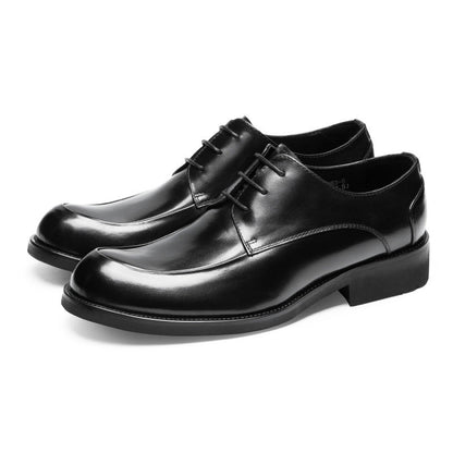 Genuine Leather Breathable Business Mens Large-Size Shoes