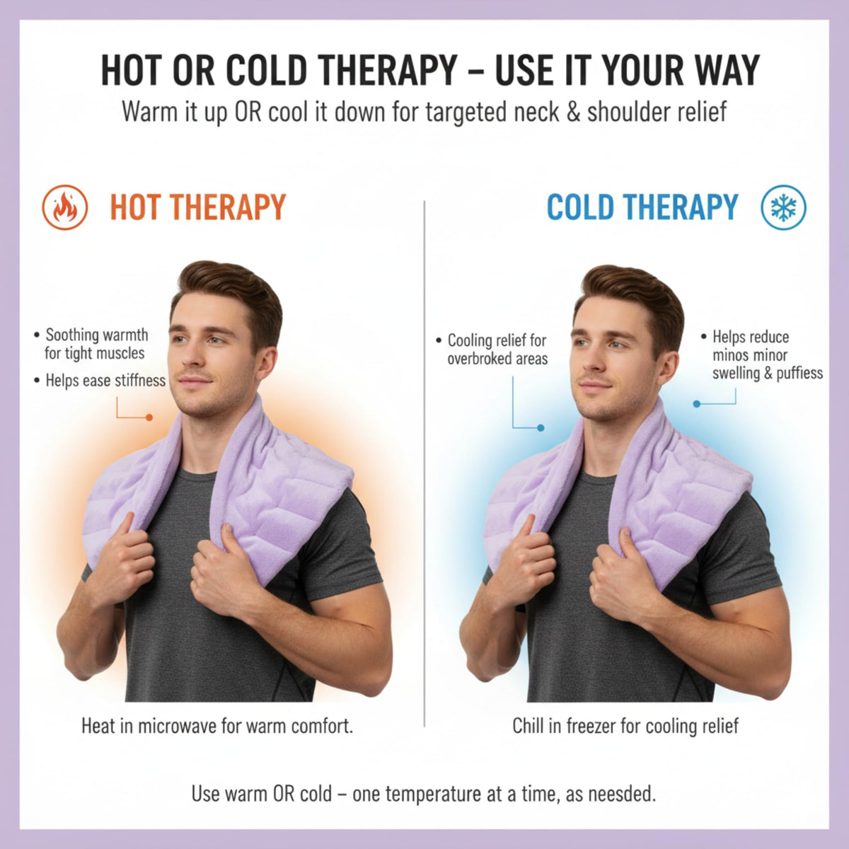 Soothing Herbal Neck & Shoulder Wrap – Hot/Cold Aromatherapy