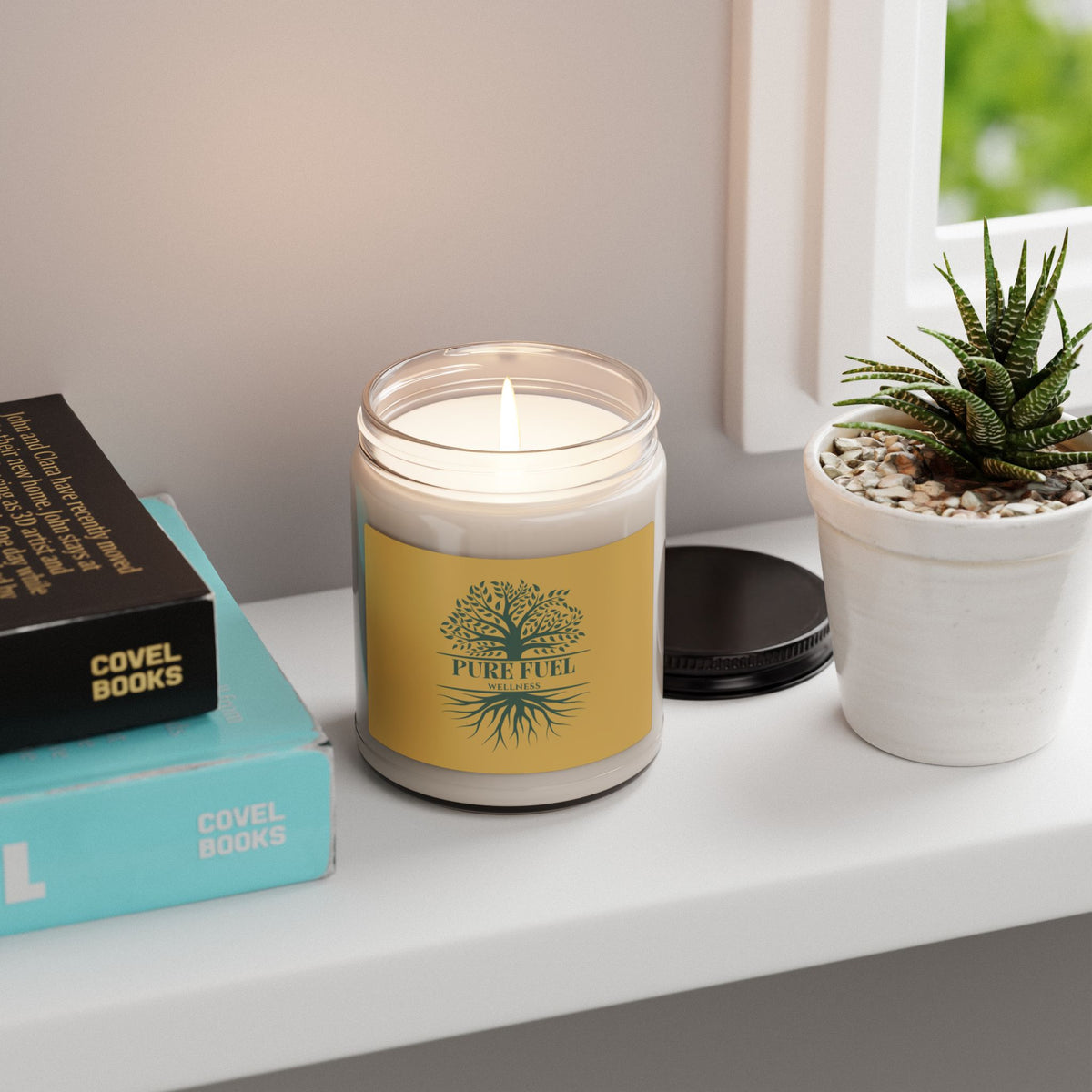 Soy Candle — Pure Fuel Scented 9oz Jar