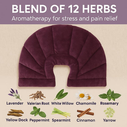 Soothing Herbal Neck & Shoulder Wrap – Hot/Cold Aromatherapy