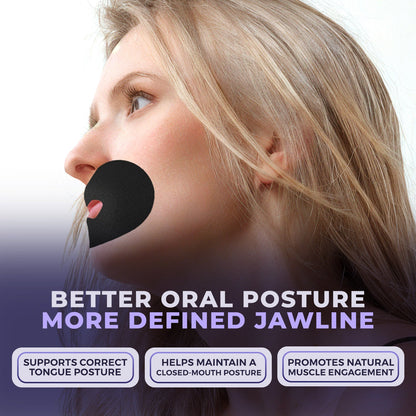 Muzzle Mouth Tape for Adults Medium Hold Sleep Strips