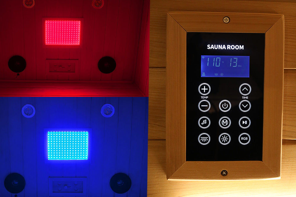 SR02 2 Person Red Cedar Far Infrared Sauna Home