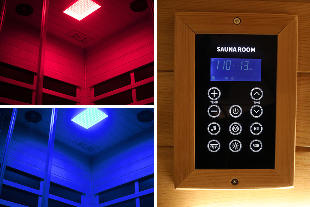 SR07 2 Person Far Infrared Red Cedar Home Sauna