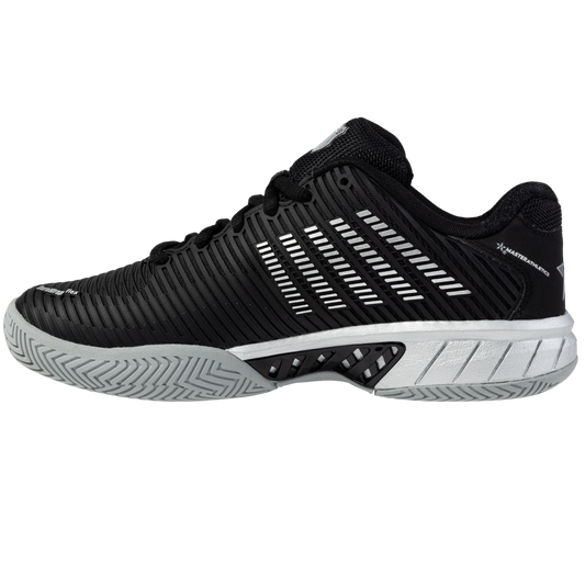 K-Swiss/Master Athletics Women's Hypercourt Express 2 Tennis Shoe (Black/Silver)