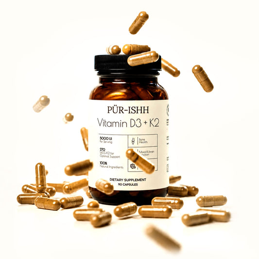 Vitamin D3 K2 Daily Wellness Supplement Bone Health Support