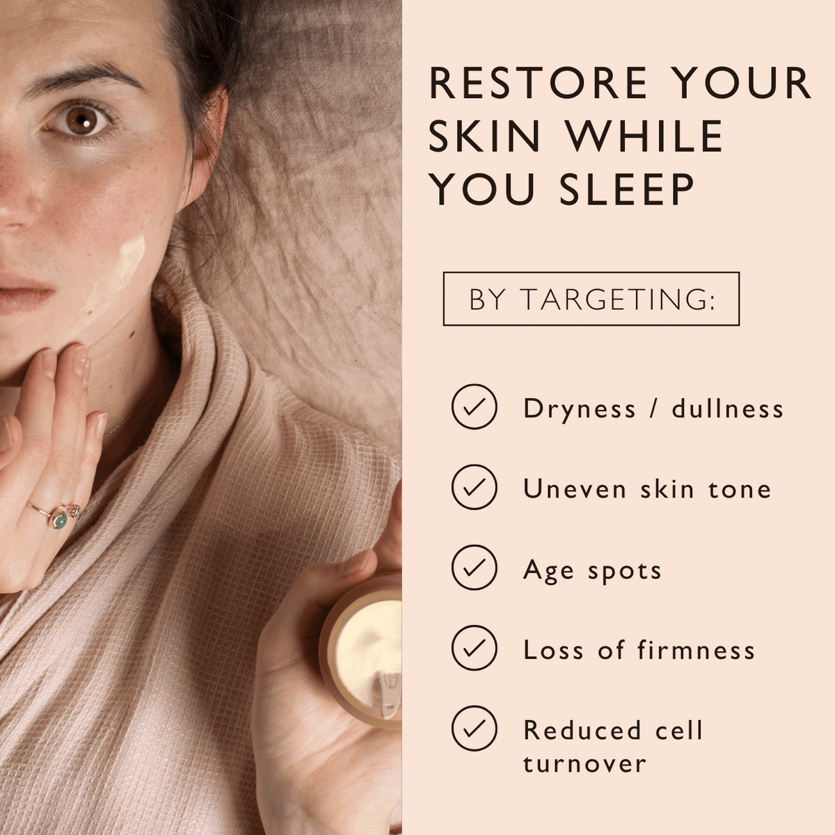 Night Cream with Hyaluronic Acid Niacinamide Hydrating Facial Moisturizer