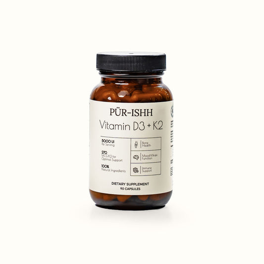 Vitamin D3 K2 Daily Wellness Supplement Bone Health Support