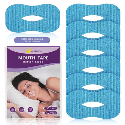 10/30 Pack Anti-Snoring Mouth Stickers | Night Sleep Aid for Nasal Breathing