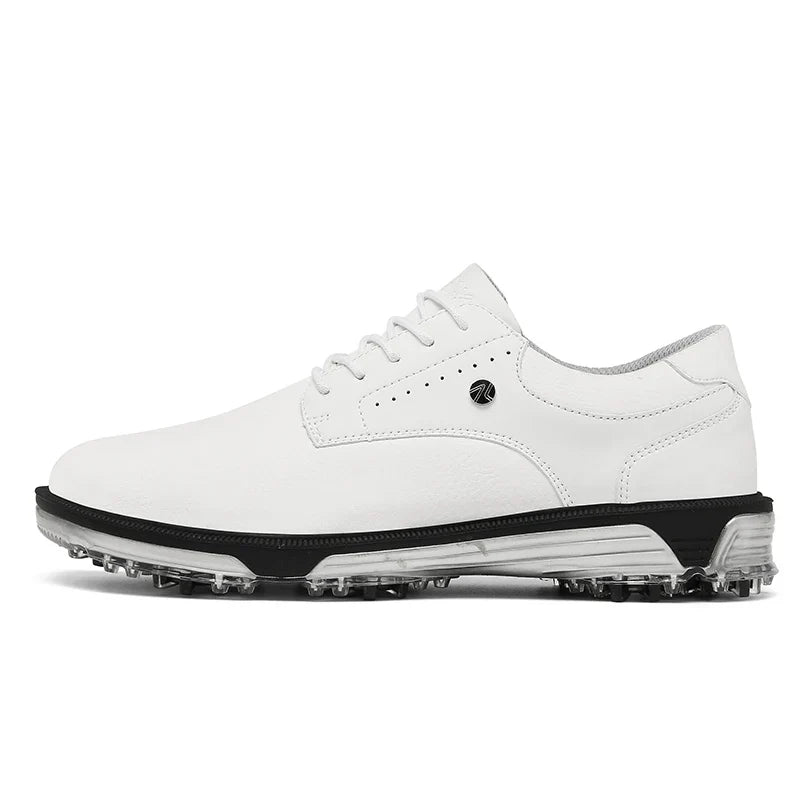 Waterproof Golf Shoes – Men's Outdoor Walking Sneakers, Wide Fit