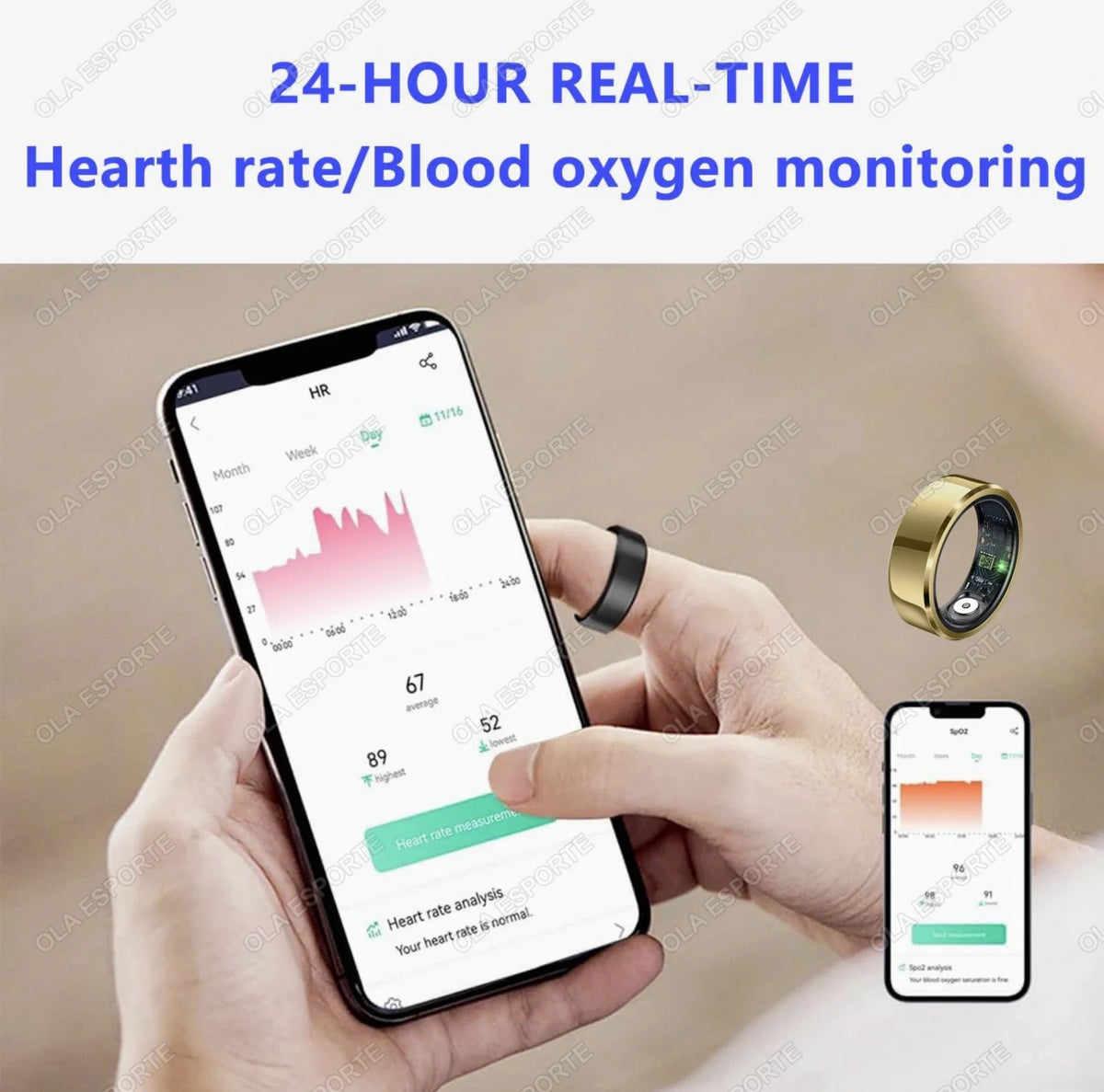 2026 Smart Ring Heart Rate Sleep Monitoring