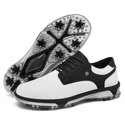Waterproof Golf Shoes – Men's Outdoor Walking Sneakers, Wide Fit