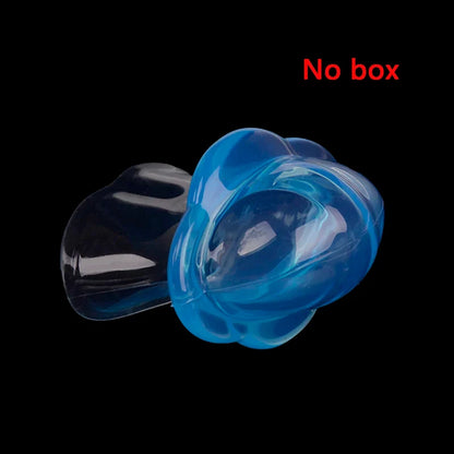 Anti Snoring Tongue Device | Silicone Sleep Apnea Aid Stop Snore Sleeve Blue