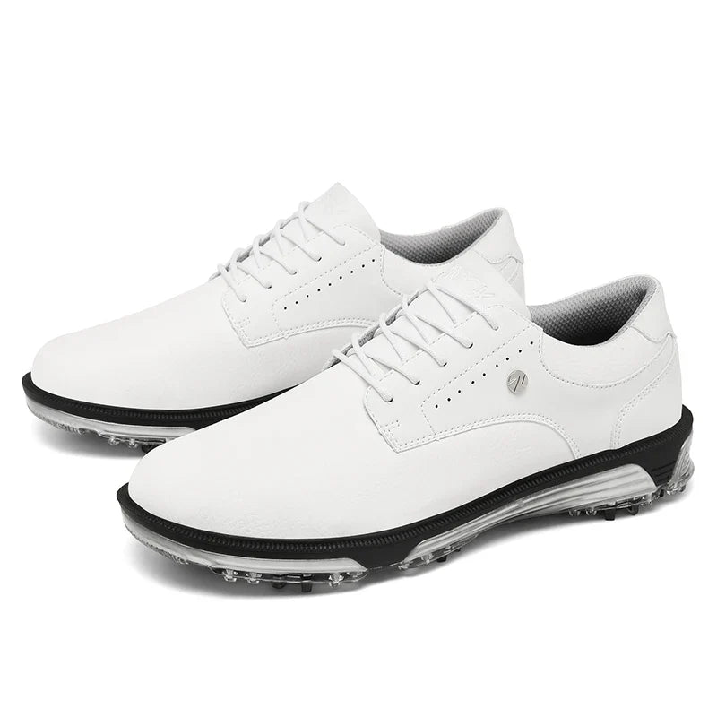 Waterproof Golf Shoes – Men's Outdoor Walking Sneakers, Wide Fit