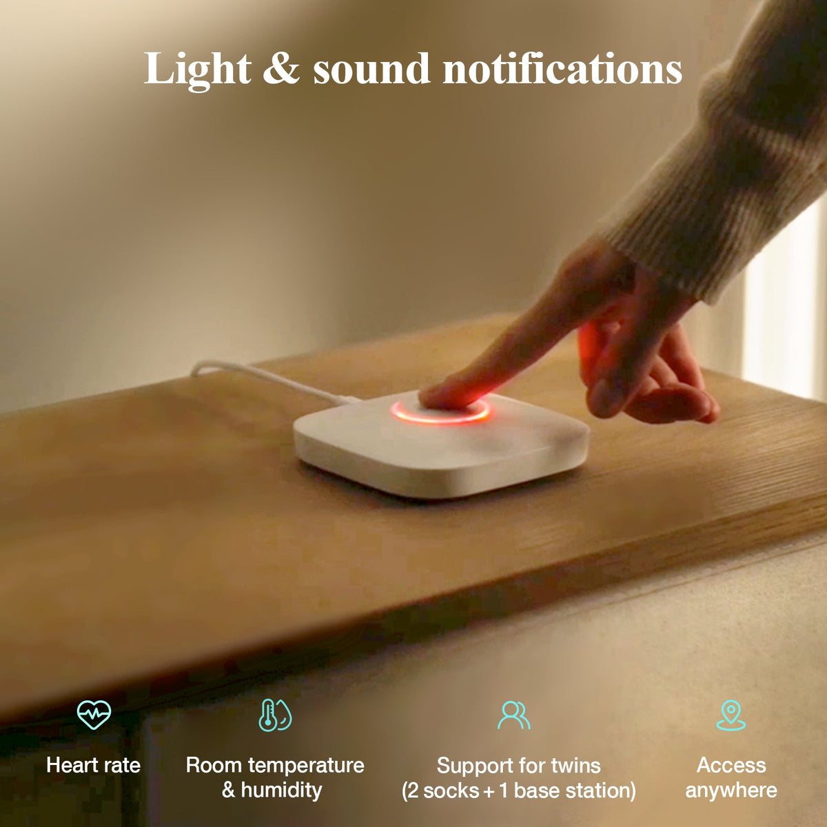 Smart Sock Shoe O2 Wearable Foot Health Monitoring Device