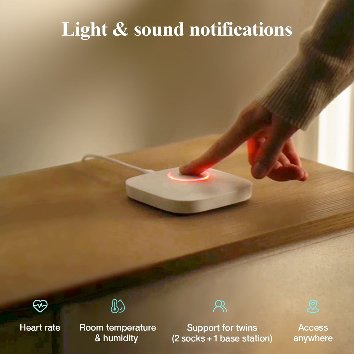 Smart Sock Shoe O2 Wearable Foot Health Monitoring Device