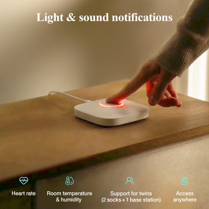Smart Sock Shoe O2 Wearable Foot Health Monitoring Device