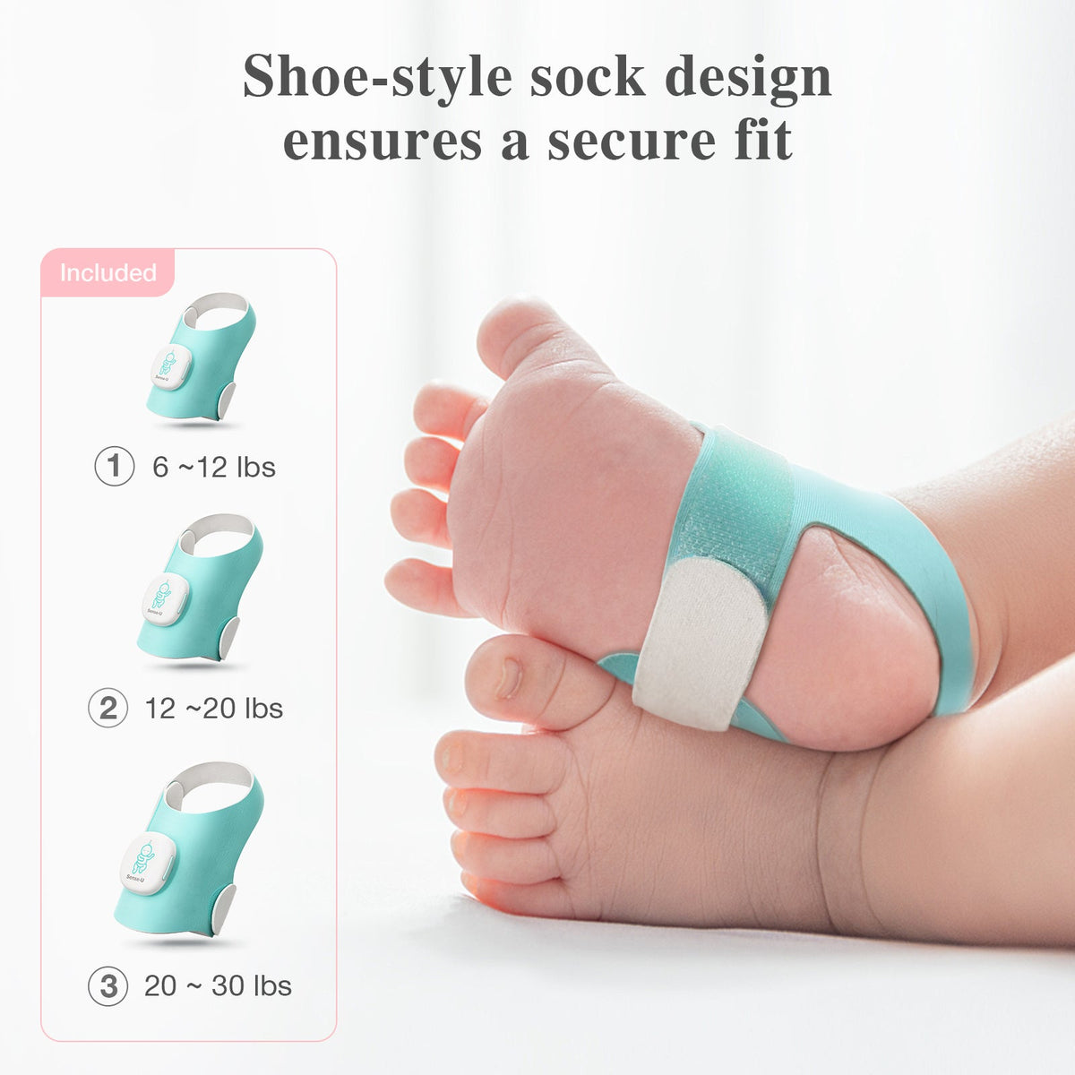 Smart Sock Shoe O2 Wearable Foot Health Monitoring Device