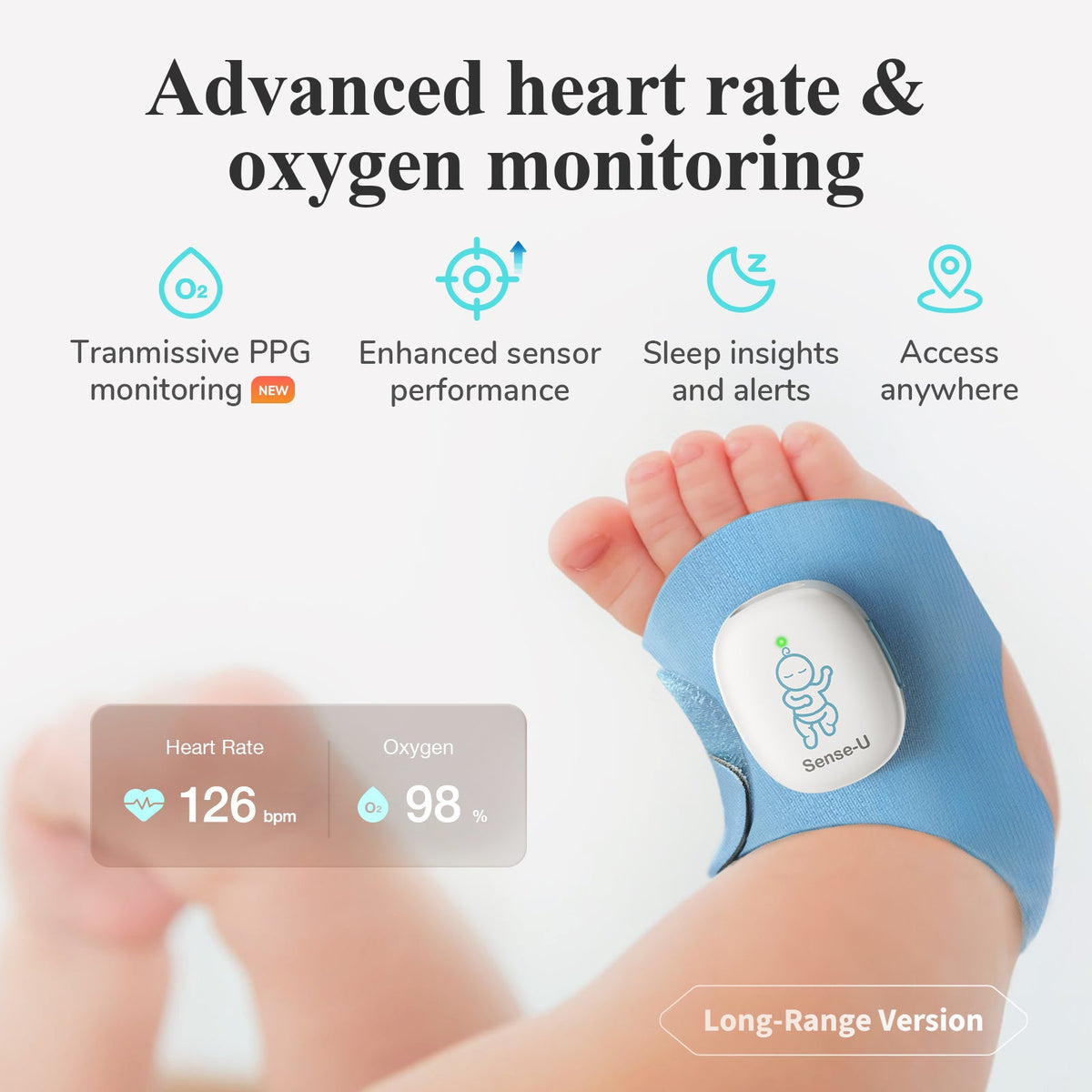Smart Sock Shoe O2 Wearable Foot Health Monitoring Device