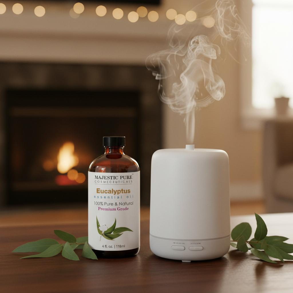 Majestic Pure Eucalyptus Essential Oil 4 fl oz (118 ml)