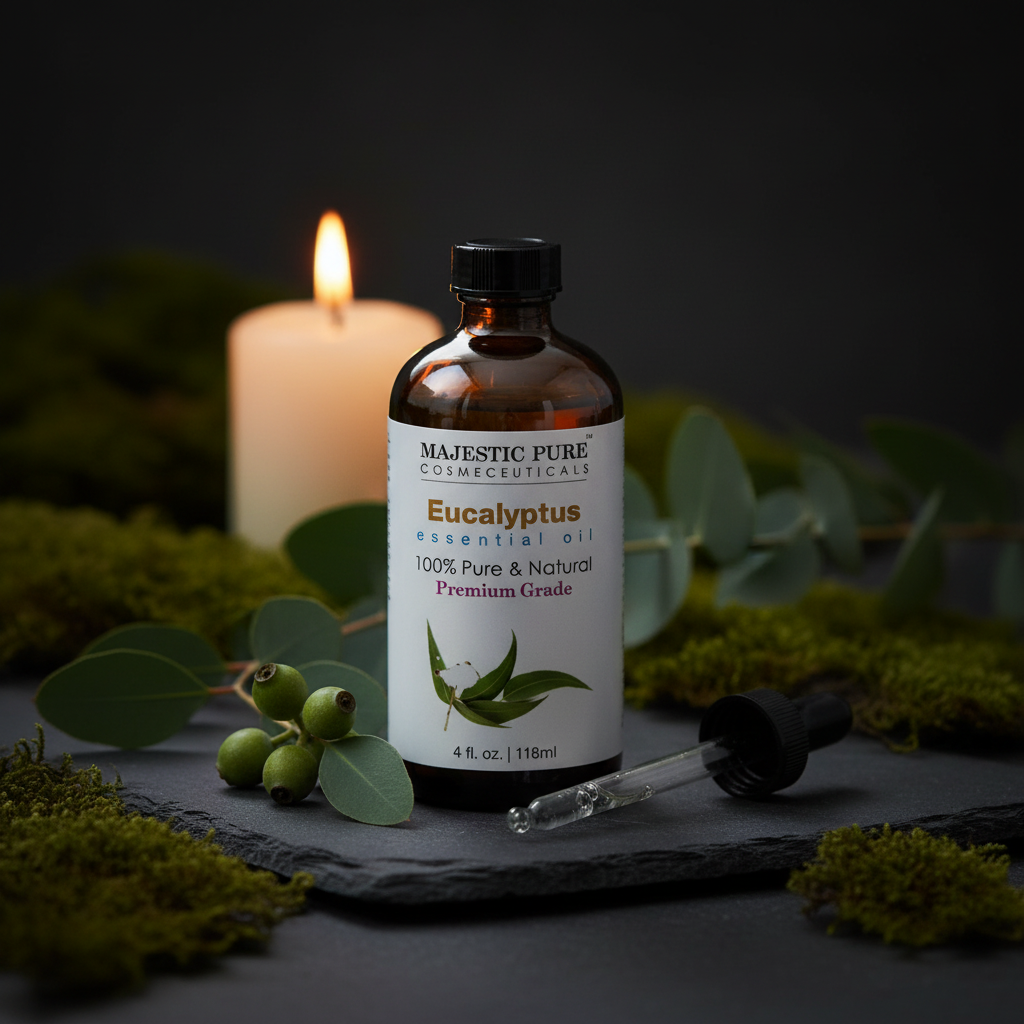 Majestic Pure Eucalyptus Essential Oil 4 fl oz (118 ml)