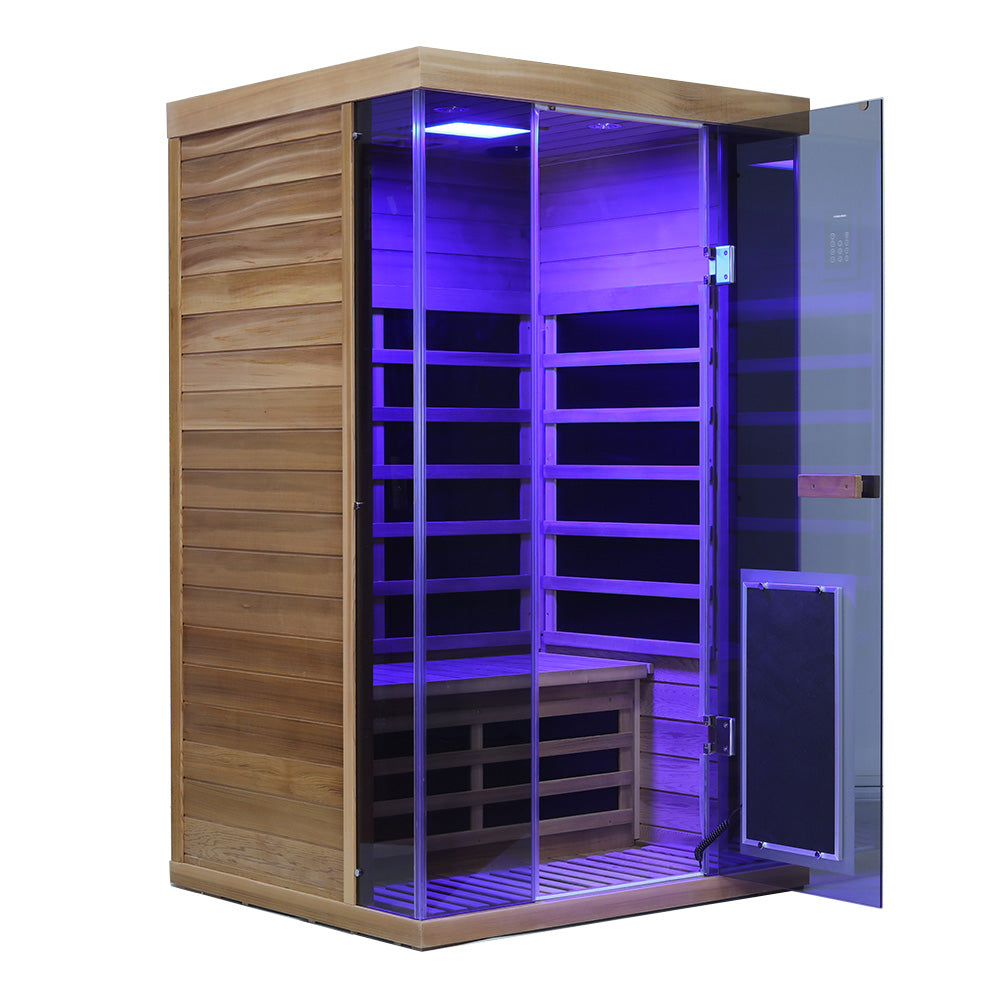 SR02 2 Person Red Cedar Far Infrared Sauna Home