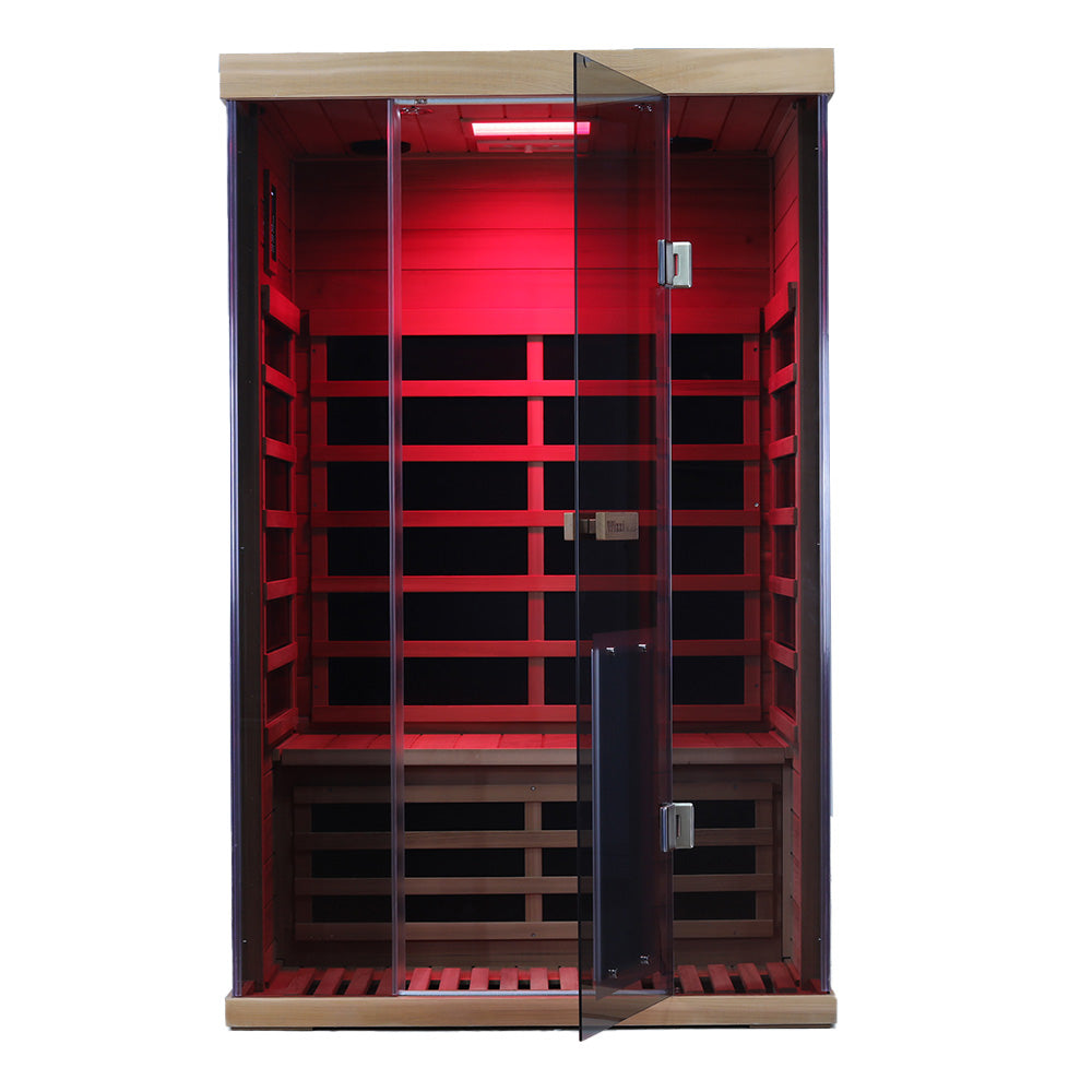 SR02 2 Person Red Cedar Far Infrared Sauna Home