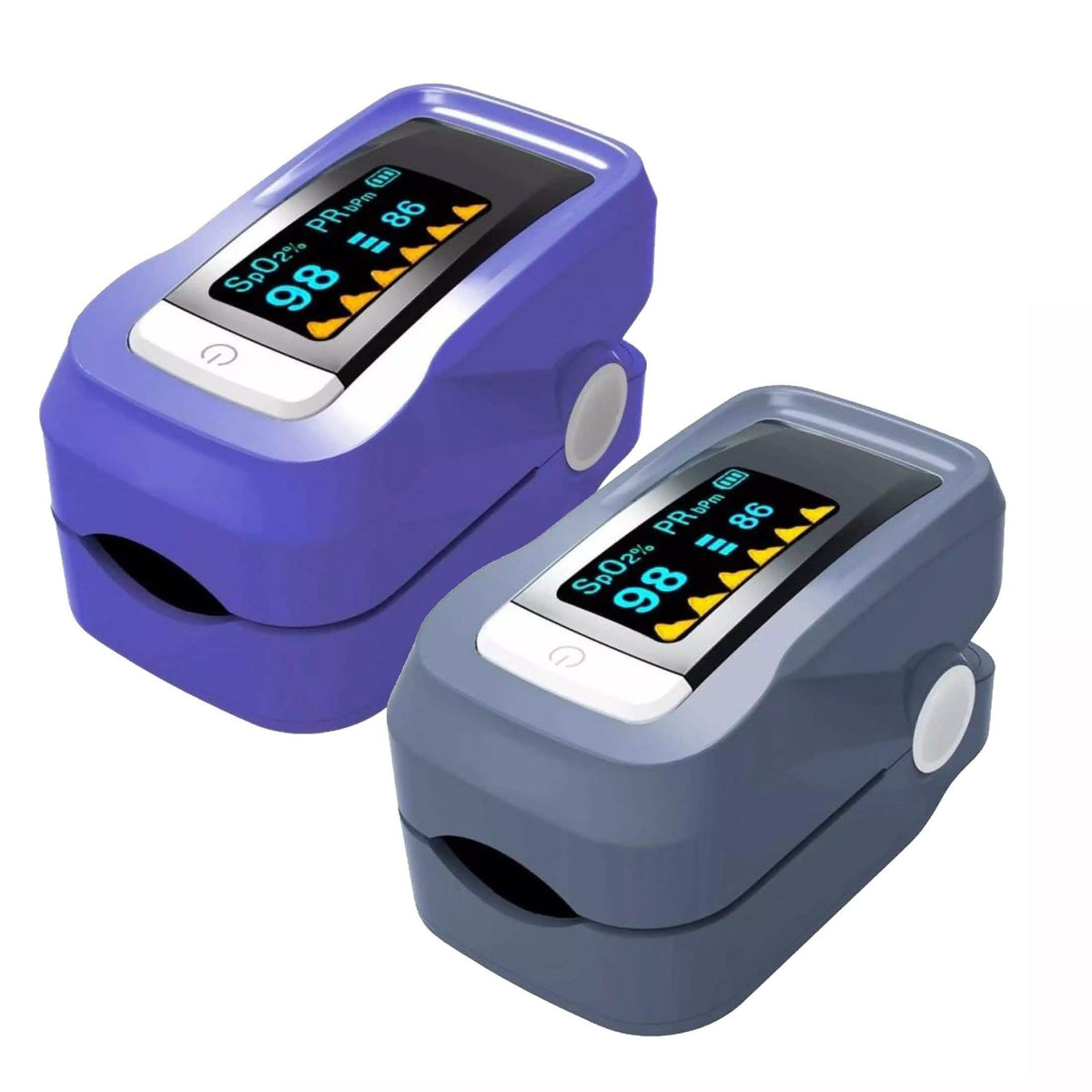 Simple Finger Pulse Oximeter Blood Pressure Monitor