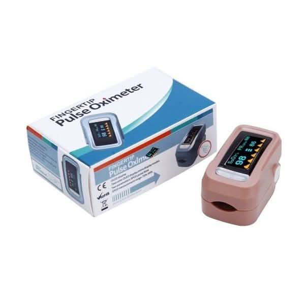 Simple Finger Pulse Oximeter Blood Pressure Monitor