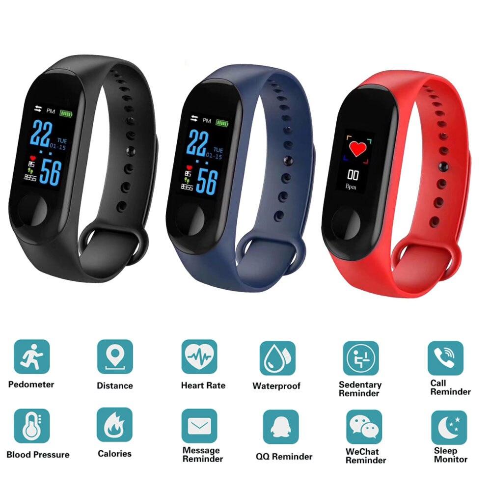 Waterproof Fitness Tracker Heart Rate Sleep Monitor