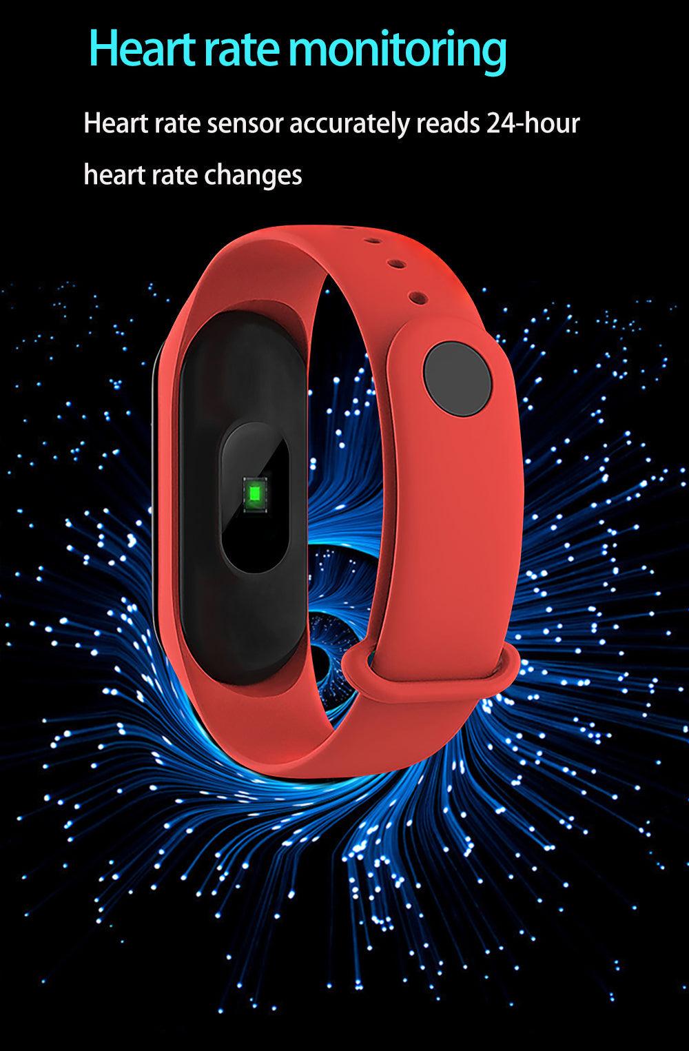 Waterproof Fitness Tracker Heart Rate Sleep Monitor