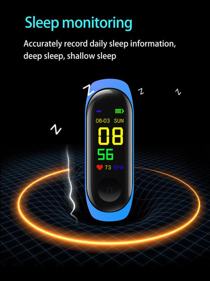 Waterproof Fitness Tracker Heart Rate Sleep Monitor