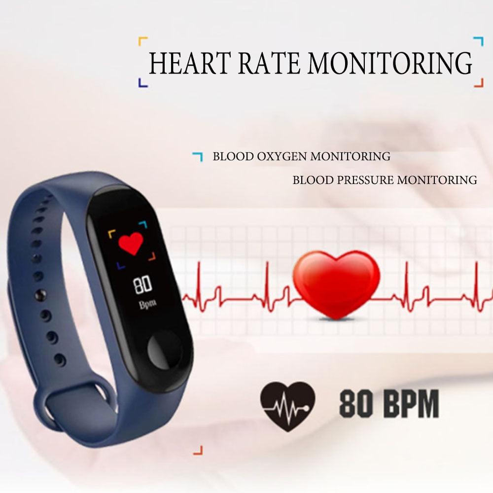 Waterproof Fitness Tracker Heart Rate Sleep Monitor