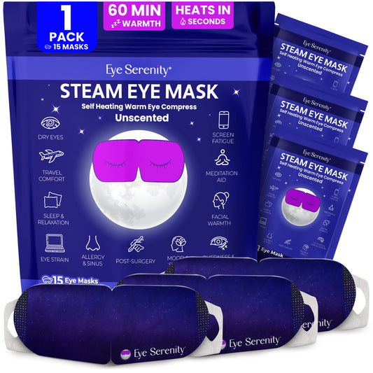 Eye Serenity Steam Eye Mask Self Heating Warm Compress
